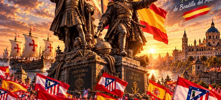 Feliz día de la hispanidad!!! Orgullosos de ser Españoles, Atléticos y de la Peña atlética de Boadilla del Monte